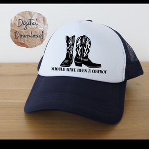Should Have Been a Cowboy Boots PNG | Western Country Music Sublimation | Rodeo Life Digital Art for Apparel | Toby Keith Song | Digital image 4