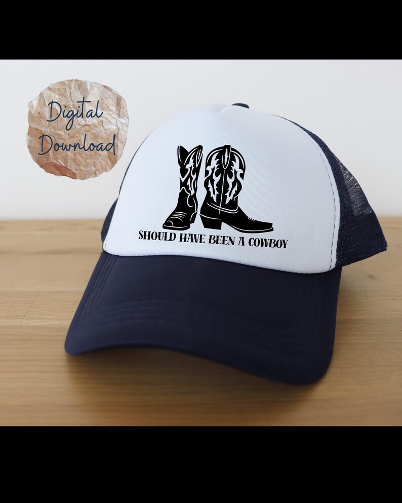 Should Have Been a Cowboy Boots PNG | Western Country Music Sublimation | Rodeo Life Digital Art for Apparel | Toby Keith Song | Digital image 4