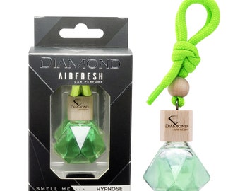 Diamond Car Air Freshener Diffuser Gift for Mom & Dad - Elegant Glass Bottle in Stylish Box