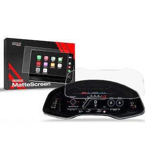 Audi Q8 Virtual Cockpit 12.3&quot; (2018-2024) Screen Protector for  Anti-Fingerprint, Matt