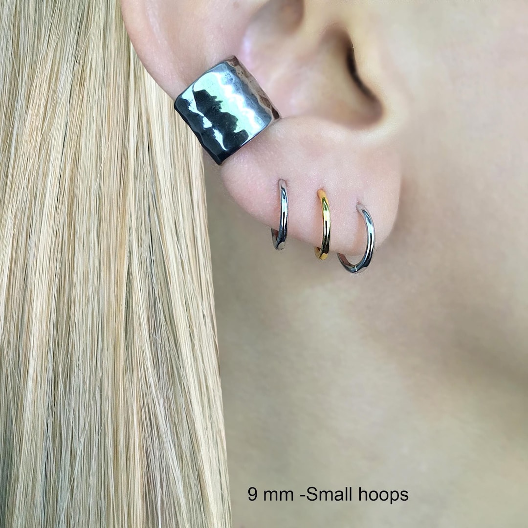 Sterling Silver Huggie Hoop Earrings: Dainty Everyday Jewelry