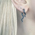 Octopus tentacles Front and back earrings, octopus earrings, Ear jacket earrings, Gothic earrings, edgy earring, tentacles earrings