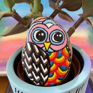 LuckyOwl pintado PRIDE Owl