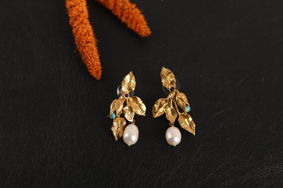 Turquoise Earrings,pearl Earrigns,Gold Plated earrigs ,brass Earrigns,gemstone Earrigns,Turkish earrigs ,Handmade Jewelry earrigs .gift for