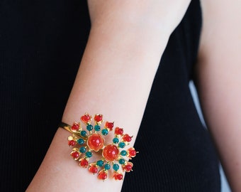 22K Gold-plated Bracelet ,Unique Special Designs,Handmade Bracelet,Gift for Her