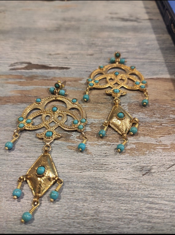 Byzantine Earrings,museum Earrings,vintage Roman Earrings,handmade