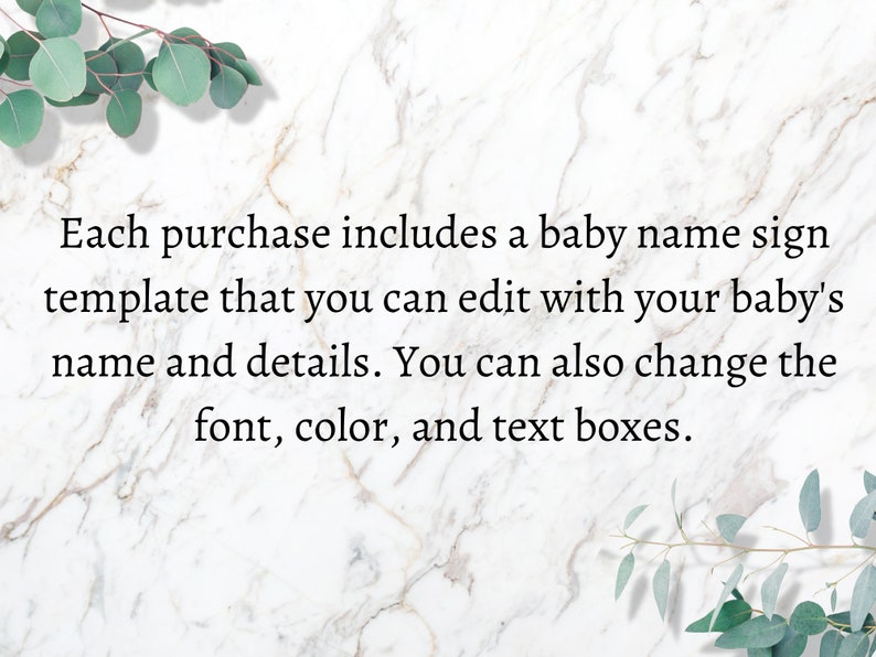 Birth Announcement Sign Baby Name Sign Birth Announcement Template