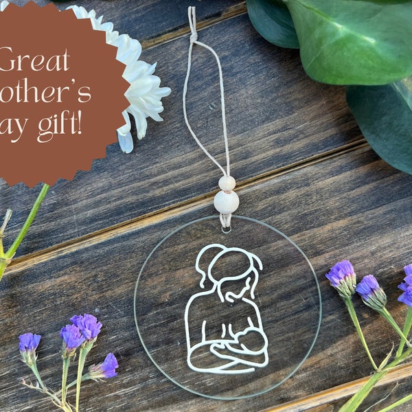 breastfeeding gift, Mother's Day ornament, first time mom gift from baby, gift for new mom, baby shower gift, holiday gift, breastmilk gift
