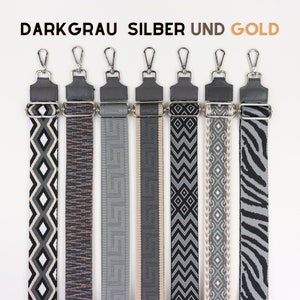 Leather Strap for Gold and Silver Hardware Bags, Patterned Shoulder Strap with Wide Strap, Computer and Camera bag straps, Gift for her