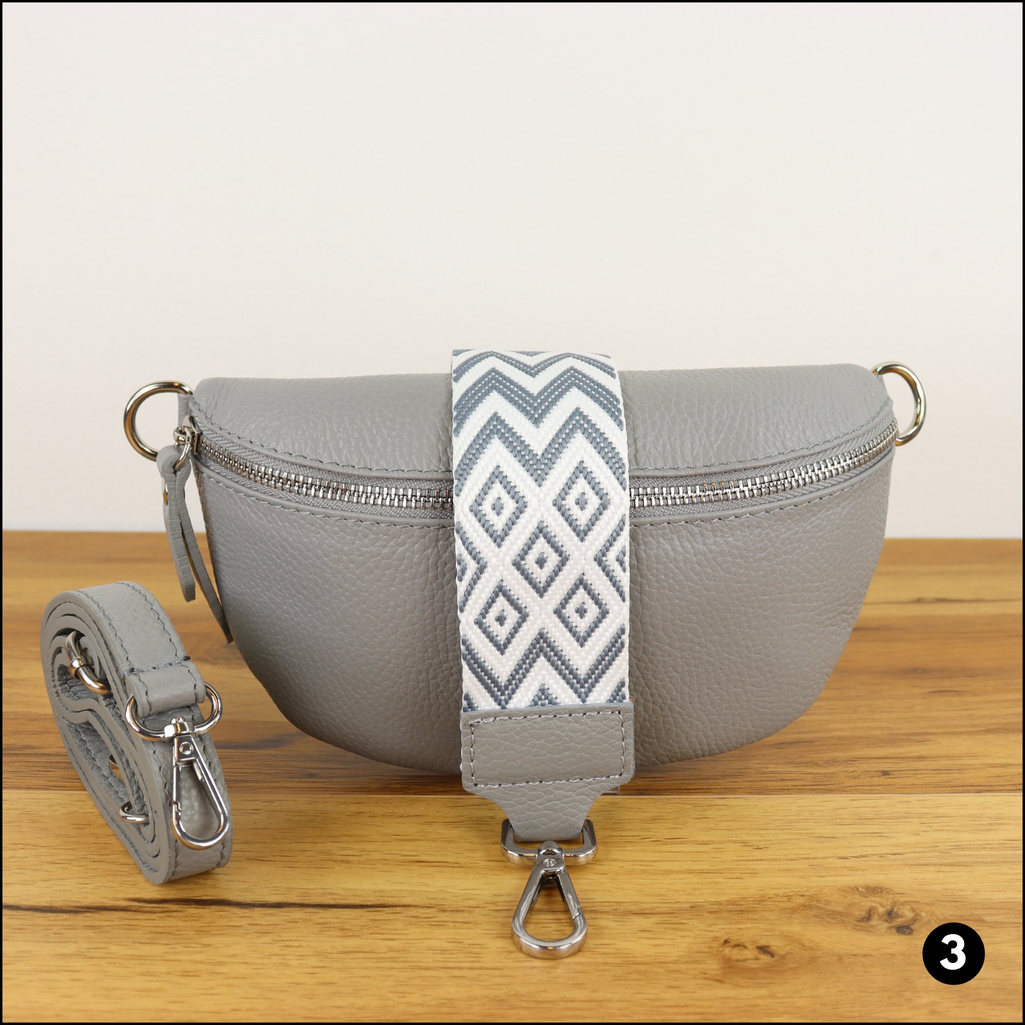 Sa-Lucca Bauchtasche Damen Bauchtasche Umhängetasche Cross Body Bag