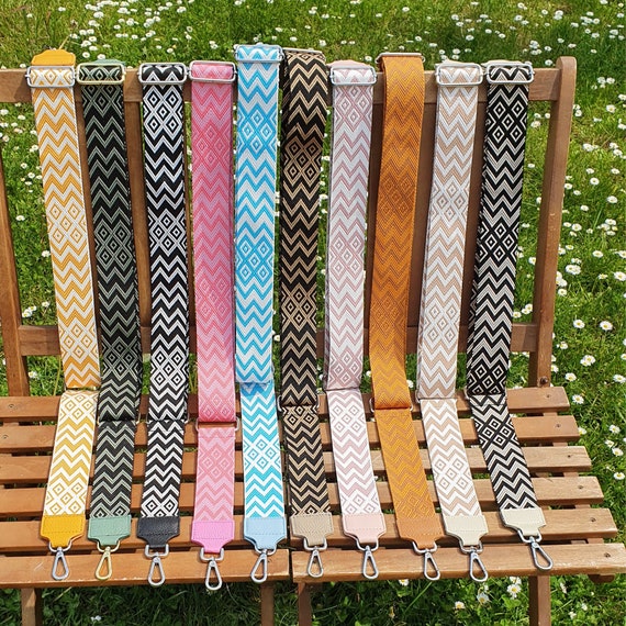 Bag Strap Shoulder Strap Patterned Shoulder Strap Bags Wide Etsy