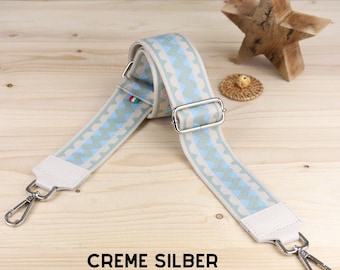 Patterned Fabric Bag Strap: Adjustable Shoulder Strap Replacement