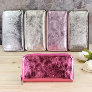 Mittelgroße Damengeldbörse mit Reißverschluss, Niedlich, Glamour, Avantgarde, Münzgeldbörse, Geburtstags- und Geschenk zum Valentinstag