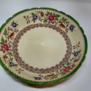 Vintage Royal Cauldon Est 1774 dinner bowl. Made in England.