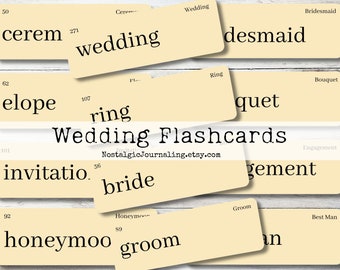 Cartes mémoire de mariage en téléchargement numérique, 12 grandes cartes mémoire vintage inspirées du mot Manille et économiseur d'encre, décoration de ferme, imprimable marié marié