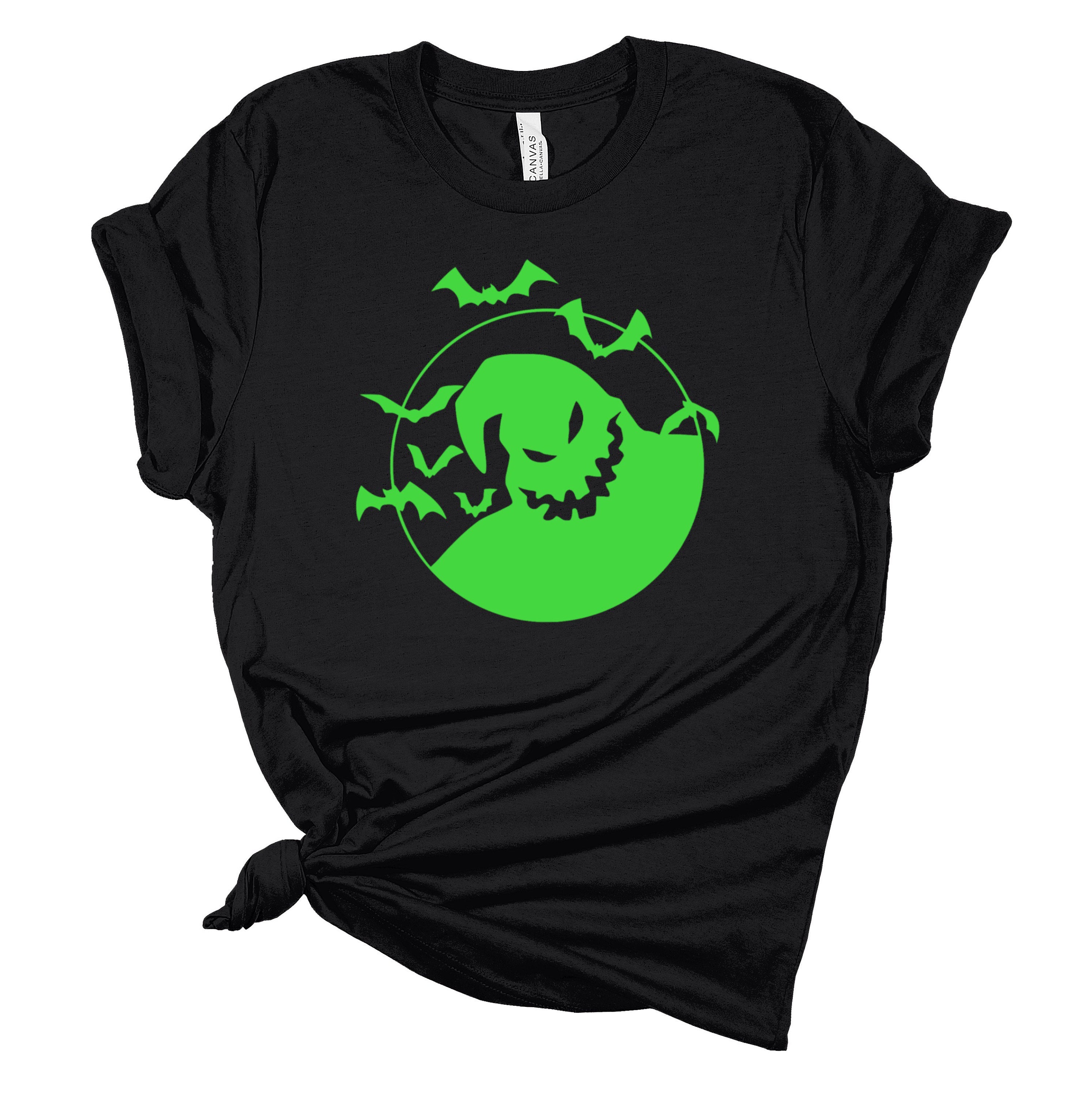 The Shadow Oogie Boogie T-shirt glow in the Dark - Etsy