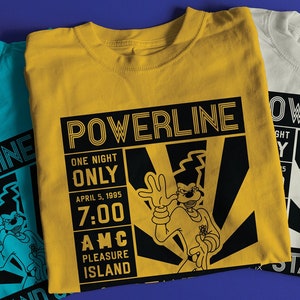 Powerline Stand Out World Tour Poster T-Shirt