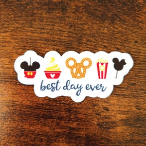 Best Day Ever Vinyl Sticker | Water Bottle, Laptop Decal