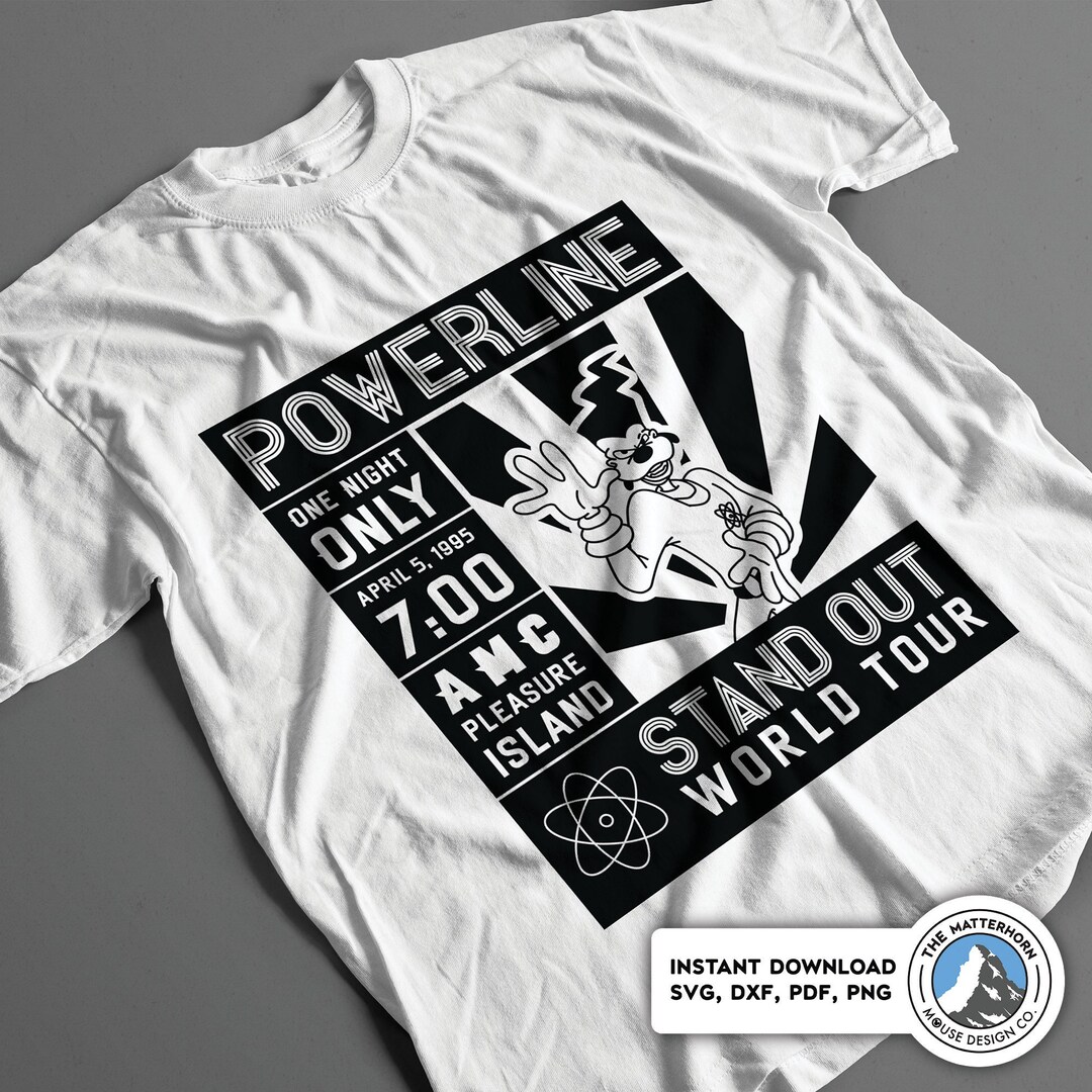 Powerline World Tour Poster SVG Bundle - Etsy