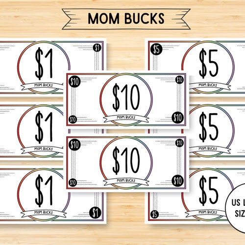 Mom Bucks Printable Behavior Bucks - Il 500x500.3895734446 Tdun
