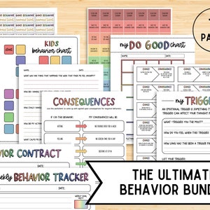 Behavior Consequence Chart Ultimate Bundle PDFs, Consequence For My Own Action, Consequence Autism, Contract, Education, Visual Consequences