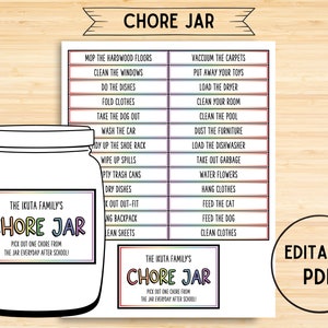 Chore Jar, Chore Cards for Kids, Chore Games, Household Chores, Responsibility, Chore Chart, Kids Activities, Scavenger Hunt, Ideas for Kids