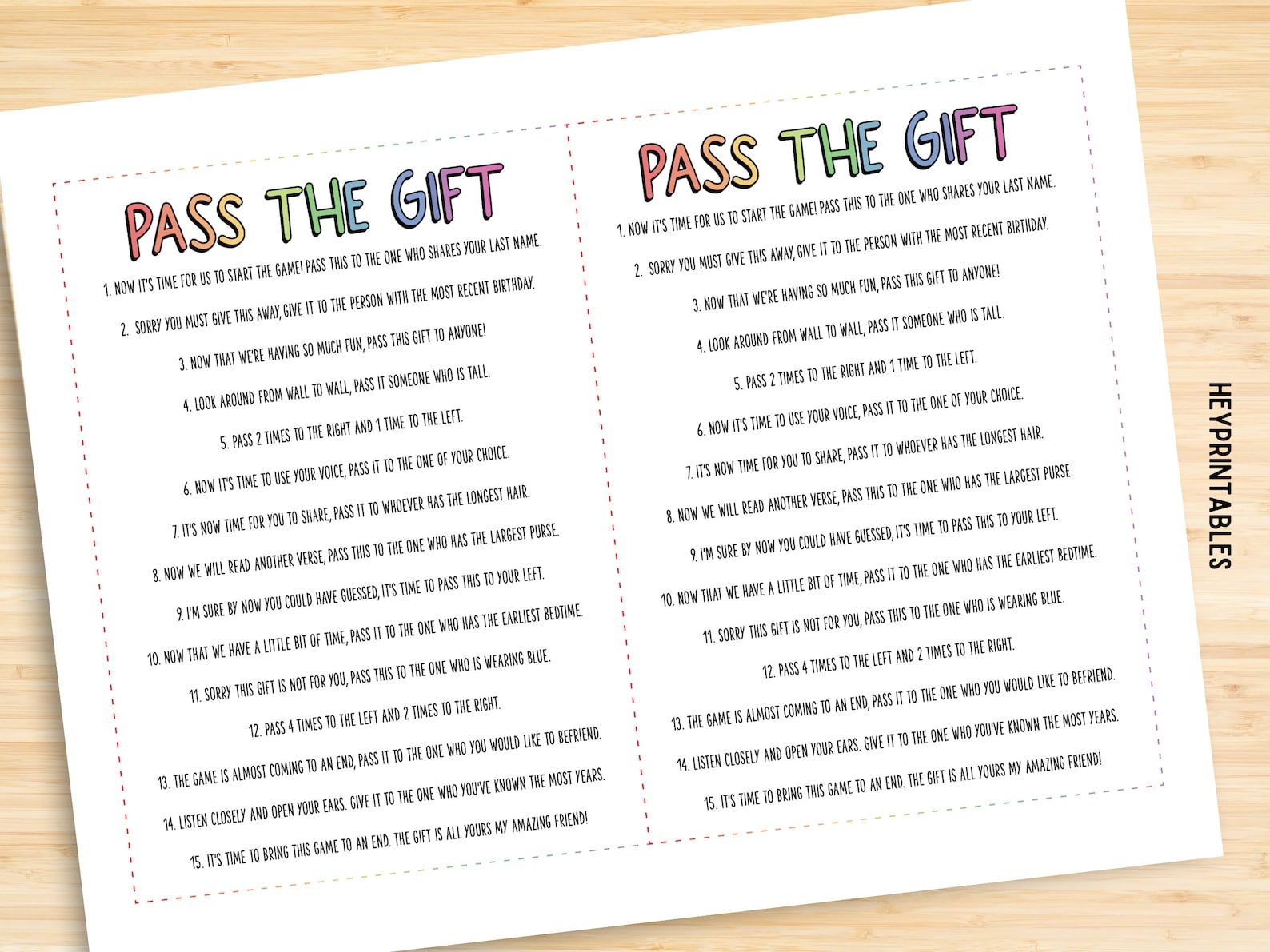 pass-the-gift-game-birthday-game-family-game-kids-games-etsy
