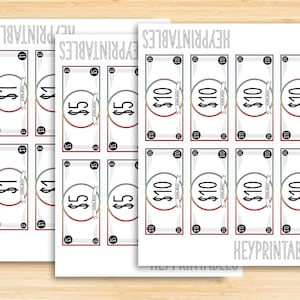 School Bucks Printable, School, Teacher, Homeschool, Remote Learning ...