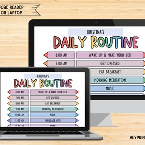 Kids Daily Schedule, Homeschool Daily Routine, Kids Daily Routine, Preschool Classroom, Homeschool Mom, Nanny Schedule, Printable PDF