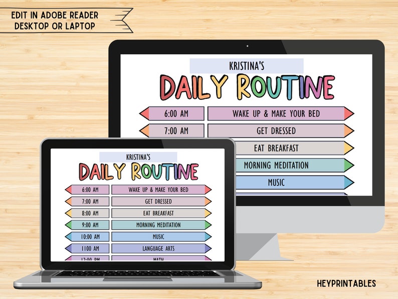 Kids Daily Schedule, Homeschool Daily Routine, Kids Daily Routine, Preschool Classroom, Homeschool Mom, Nanny Schedule, Printable PDF