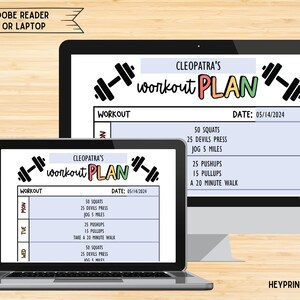 Exercise Tracker, Workout Tracker, Fitness log, Workbook log Template, Fitness Tracker, Weight Loss, 75 Soft challenge, Workout Printable