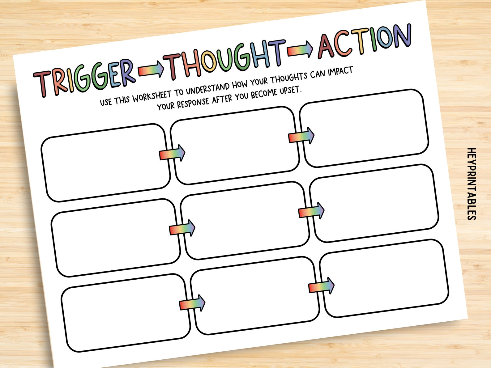 Trigger Sign Visual Trigger, Thought, Action Chart, Consequences, Autism, Emotion List ...