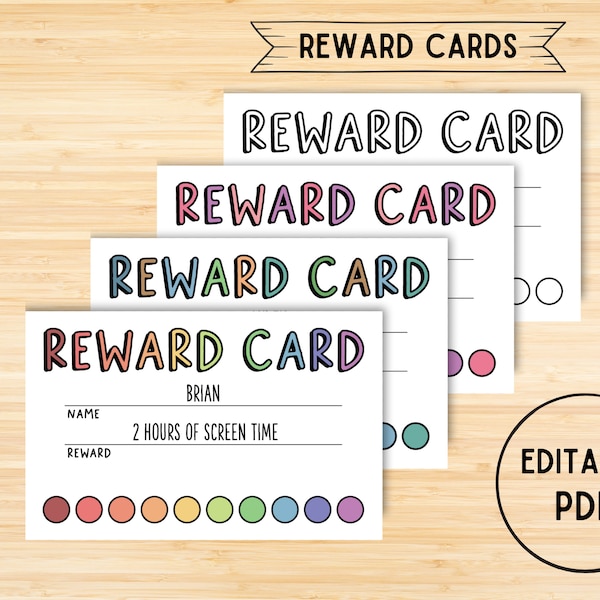 Chore Cards - Etsy