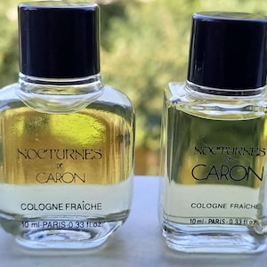 20 ml Nocturnes de Caron perfume miniatures vintage 1981