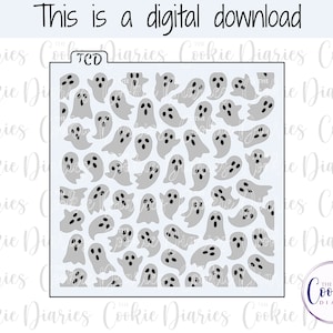 DIGITAL - Ghosts 2 Part Cookie Stencil File