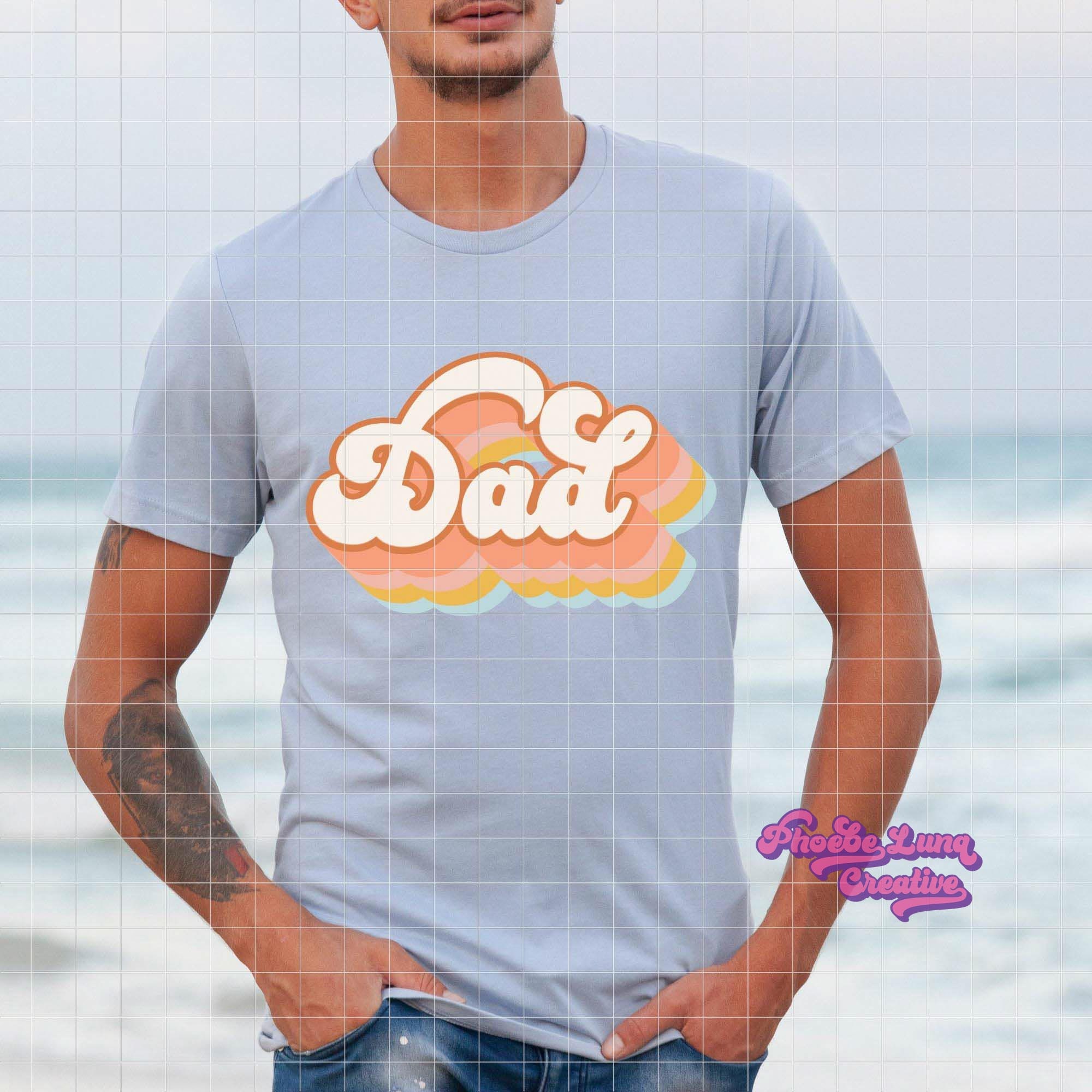 cricut file png sublimation clipart sublimation shirt svg fathers day Quotes Retro dog dad svg png silhouette file png clipart,