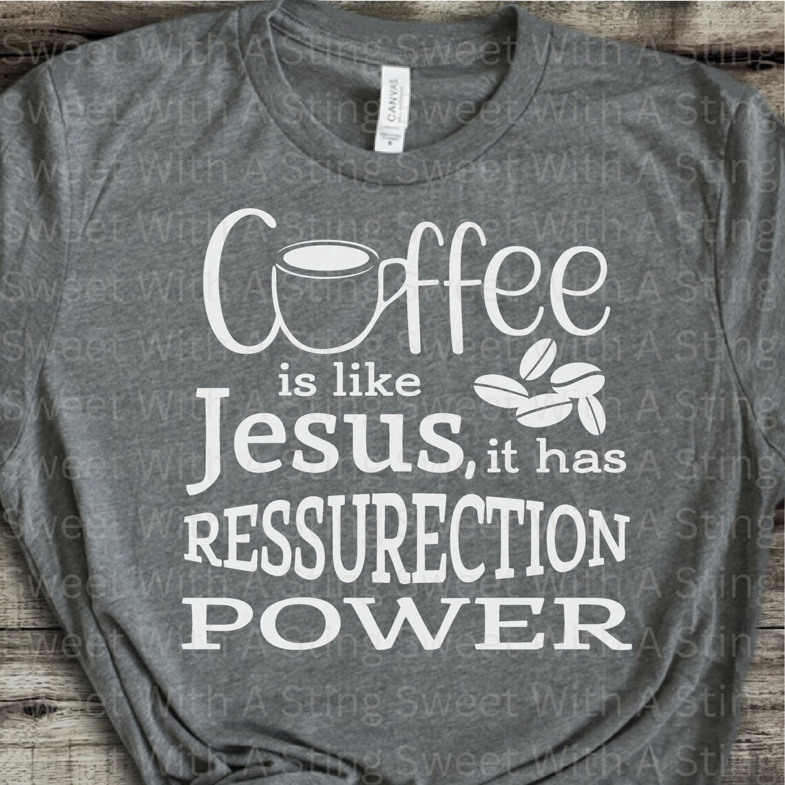Coffee and Jesus SVG Coffee Jesus Sign Funny Coffee Shirt - Etsy