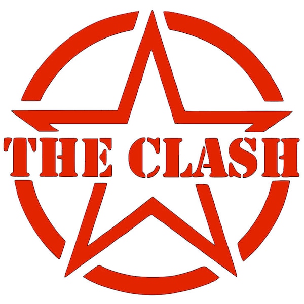 The Clash Star Logo - Car Camper Van Window Trailer Bumper Sticker