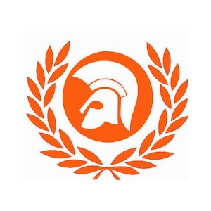 Trojan Records Wreath Car Camper Van Window Trailer Bumper Sticker image 1