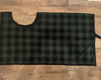 Quarter Sheet, Green Plaid Horse Blanket, Christmas Gift For Horse Girl, Horseback Riding Blanket, Pony Blanket, Equestrian Gift, Horse Gift