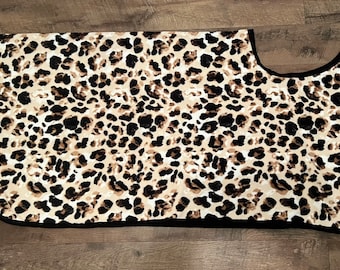 Quarter Sheet, Cheetah, Horse Blanket, Christmas Gift For Horse Girl, Horseback Riding Blanket, Pony Blanket, Equestrian Birthday Gift