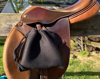 English Stirrup Covers, Black, Horse Girl Gift, Equestrian, Birthday Gift for Horse, Horseback Riding, Saddle Cover, Horse Tack