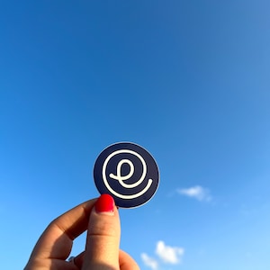 extra gewone Logo Sticker - Blauw