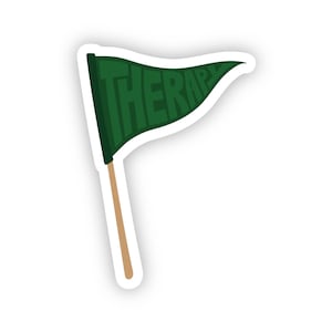 GRÜNE FLAGGE - Therapie Sticker