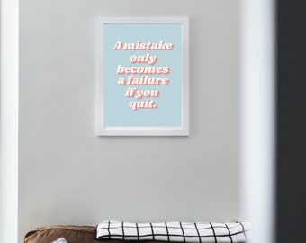 Cita de Vintage Blue Mistakes