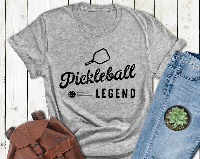 Pickleball Legend, Pickleball Shirts,Pickleball Player Shirt,Funny Pickleball Tshirts, Racquetball Shirt,Shirts For Sport,Funny Mens Shirt