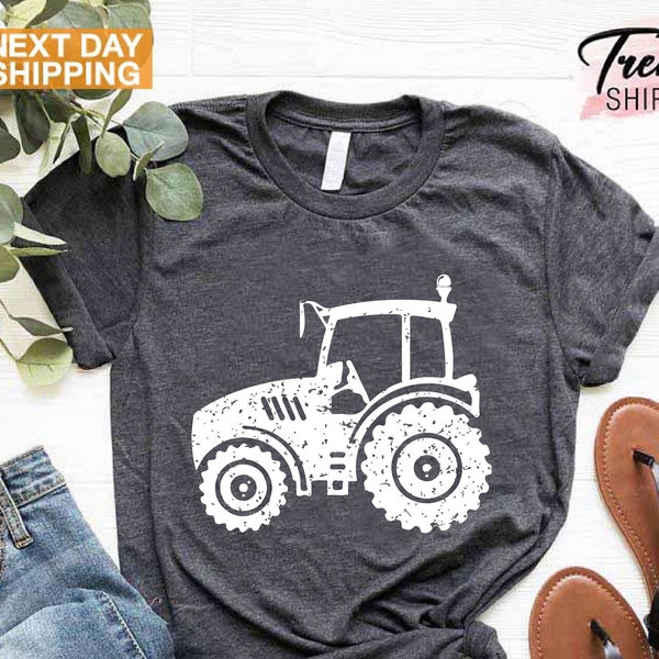 Tractor Shirt, Gift for Farmer, Farmer Shirt for Men, Mens Farming Shirt, Tractor Lover Gift, Tractor Gifts, Farming Shirts, Farm Family Tee