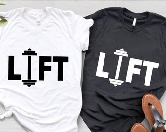 Gym Shirt Women and Men, Lifting Gifts, Workout Shirt, Weightlifting Shirt Men and Women, Gym Motivation Shirts, Fitness Shirt,Funny Workout