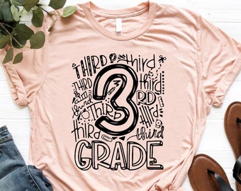 Third Grade Teacher, Teacher Grade Gift, 3rd Grade Shirt, Third Grade Shirt, 3rd Grade Team Shirt, 3rd Grade Grad Gift, Teacher Squad Shirts