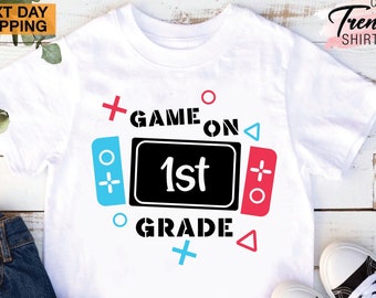 First Grade Shirt Boys, 1st Day of School Gift for Boy, Boys Back to School Shirt, Boy School Gift,1st Grade Shirt for Boys,First Day School